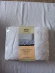 Vintage Martha Stewart King Bed Skirt Picket Fence Crochet White New. Fixed Price $35.99.