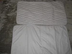 Pair King Size Quilted Pillow Shams Linen Color By Jennifer Adams. Fixed Price $5.20.