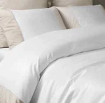 Restoration Hardware Italian 1000-THREAD-COUNT Sateen Grand Border Duvet Cover. Fixed Price $250.00.
