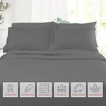 Double Brushed Soft Microfiber Hotel Style Bed Sheets, Deep Pocket Set. Fixed Price $27.99.