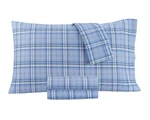 Delanna Flannel Sheet Set 100% Cotton (king, Blue Plaid). Fixed Price $56.61.
