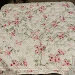 Simply Shabby Chic Pink Green White Floral Reversible Comforter Twin 68X88. Fixed Price $29.00.