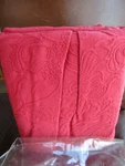 Pottery Barn Ambrosia Matelasse Cotton King Red 14" New Tag. Fixed Price $64.99.