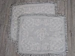 Lamont Home All Over Brocade Woven Jacquard Sham Fring Cotton Two Standard Vguc. Fixed Price $18.00.