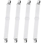 Bed Sheet Straps, Sopito Adjustable Elastic Fitted 4PCS, 4PCS-WHITE. Fixed Price $13.35.