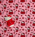 New Hello Kitty Pillow Throw Blanket Set Red Puffer Jacket Bedding Travel Pair. Fixed Price $21.99.