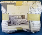 Lenox 3 Piece Quilt Set Queen Full Holiday - Christmas W/ Shams New. Fixed Price $67.49.