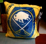 Buffalo Sabres Nhl 14" X Northwest Reversible Velvet Plush Pillow *new -sale. Fixed Price $16.99.