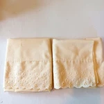 Standard Pillow Cases Set Of 2 Muslin Morgan Jones Beige Cottagecore. Fixed Price $16.96.