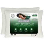 Allerease Pillow 2-PACK Organic Cotton Allergy Hypoallergenic Firm New. Fixed Price $29.88.