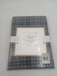 Pottery Barn Teen Stone Plaid Sham Standard Charcoal Gray Pillow New Bedding. Fixed Price $29.99.