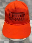 Fischer Lumber Co East Alton Il Vintage Adjustable Adult Baseball Cap Hat. Fixed Price $9.09.