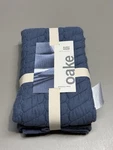 New Oake Euro Sham Voile Quilted 100% Cotton Blue 26 Oeko-tex. Fixed Price $19.90.