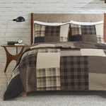 Woolrich Winter Hills Reversible Quilt Set Oversized Full Queen Tan. Fixed Price $129.99.