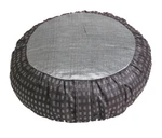 Meditation Cushion Zafu Round Buckwheat Pillow "global Weave Ii" 15"DIA. 6" Loft. Fixed Price $89.99.