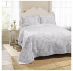 Laura Ashley Twin Venetia Reversible Quilt Set Gray. Fixed Price $52.75.
