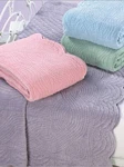 Nip Amity Home Fiesta Velvet Queen Quilt Set Sap Green Scalloped Edge. Fixed Price $179.99.