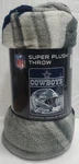 Dallas Cowboys 46" By 60" Plush Run Micro Raschel Throw Blanket - Nfl. Fixed Price $24.99.