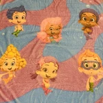 Bubble Guppies Blue Blanket Nickelodeon Soft Throw Toddler Bedding. Fixed Price $26.57.
