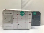Lacoste Queen Slice Sheet Set 100% Cotton Percale Logo Printed. Fixed Price $64.90.