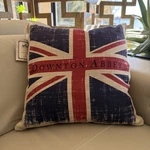 Downton Abbey Union Jack 18"X18" Throw Pillow By Heritage Lace - Zipper Closure. Fixed Price $29.99.