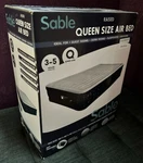 Sable Queen Air Mattress Inflatable Bed 18" Raised Built-in Pump 660 Lb Capacity. Fixed Price $69.99.