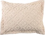 Stylemaster Diamond Tufted Chenille SHAM-STANDARD-27"L X 21"W-IVORY-NEW-FAST. Fixed Price $22.99.