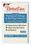 Protectease Premium Waterproof Dust Mite And Bed Bug Zippered Mattress Protector. Fixed Price $25.99.