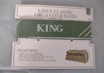 Target Linen Elastic Organizer Band For King Sheet Set - Green New. Fixed Price $7.99.