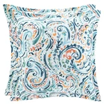 Sky Bedding Ophelia Euro Sham Set Green Multi - Nwt $160. Fixed Price $18.00.
