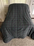 Vtg Ralph Lauren Twin Green Blue Tartan Plaid Comforter Y2K Cotton Read. Fixed Price $49.99.