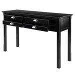 Winsome Timber Transitional Solid Wood Console Table Black. Fixed Price $239.91.