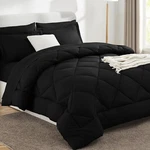 7 Piece Comforter Bag All Season Reversible Bedding Sets Queen Gray. Fixed Price $47.99.