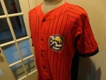 Vtg 90'S Sewn Pinstripe Extreme Control Authentic Baseball Jersey Fits Adult. Fixed Price $32.85.