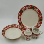 Classic Traditions Charlton Hall 5PCS Hostess Boxed Set Platter Bowl Sugar Cream. Fixed Price $69.99.