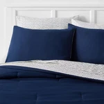 7PC Full Solid Microfiber Comforter & Sheets Set Navy/gray - Room Essentials. Fixed Price $16.99.