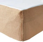 Burlap Bed Skirt Natural Queen. Fixed Price $41.19.