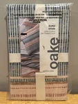 Oake Macy Euro Sham Pillowcase Colorblock Ikat 100% Cotton New. Fixed Price $26.99.