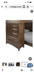 Rooms To Go Ivy League 2.0 Walnut Twin Loft Bed W/ Steps & 8-DRAWER Chest. Fixed Price $350.00.