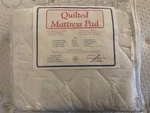 Twin Size Tri Sew Cotton Mattress Pad Made Usa. Fixed Price $59.99.
