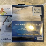 Better Bedder Making Easy Headband Holds Sheets Place Size Open Box. Fixed Price $10.08.