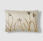 Nwt Michael Aram Iris 2 King Shams Gold Embroidery Botanical Luxury Bedding. Fixed Price $229.99.