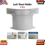 4PCS Bed Holder Straps Lock Fitted Sheets Tight Heavy Duty Pvc All Mattres. Fixed Price $6.99.