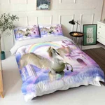 Wonderful Rainbow Pegasus 3D Quilt Duvet Doona Cover Set Pillow Case Print. Fixed Price $71.48.