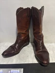 Joan&david Western Boots Pointed Square Toe Women Size 38.5 Worn. Fixed Price $70.00.