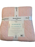 Tommy Bahama Pink/white Stripe 90*90IN Lightweight 3PC Quilt Set Full/queen New!. Fixed Price $60.00.