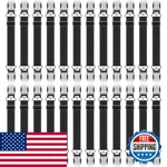 Boao 24 Pcs Bed Sheet Clips Straps Heavy Duty Adjustable Fasteners Elastic. Fixed Price $27.27.