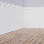 Deluxe 8' Pvc Beadboard Wainscoting Kit - 56" Height, White Finish. Fixed Price $364.99.