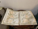 Martha Stewart Veranda Vine Embroidered Floral King Pillow Sham Satined Pair. Fixed Price $44.99.