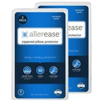Set Of 2 Standard/queen Allerease Pillow Protectors - Moisture Wicking, Adva.... Fixed Price $18.89.